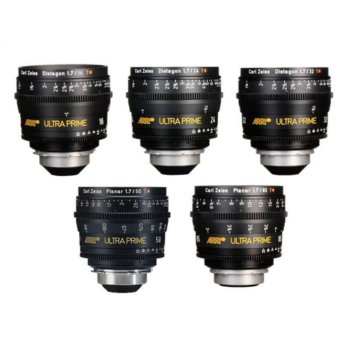 ARRI Zeiss Ultra Prime 5 lens bundle rental Toronto