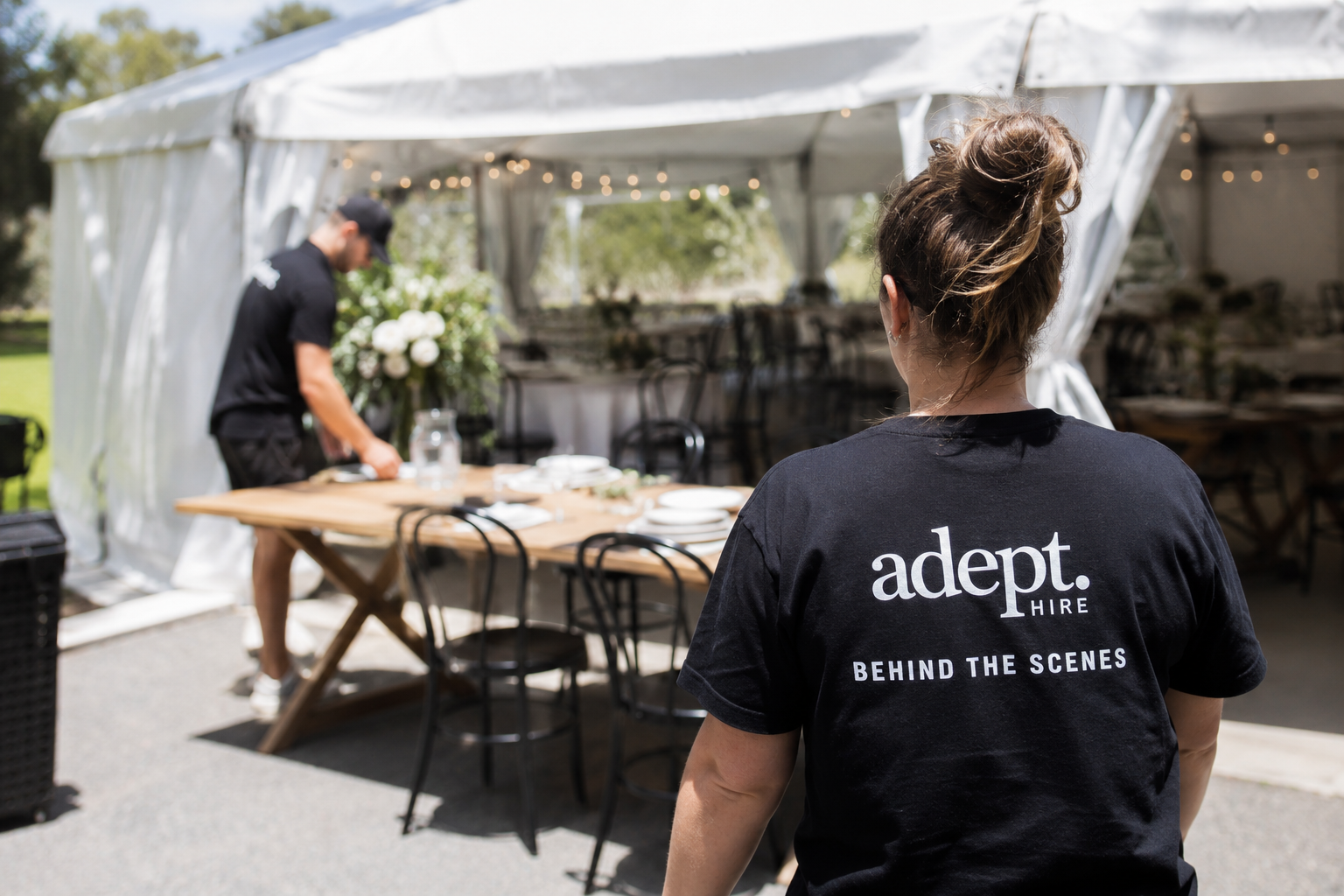 Behind the scenes at Adept Hire | Event Hire Brisbane | Event hire ...